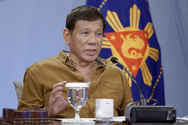 菲律宾总统杜特蒂（Rodrigo Duterte）。(图／美联社)