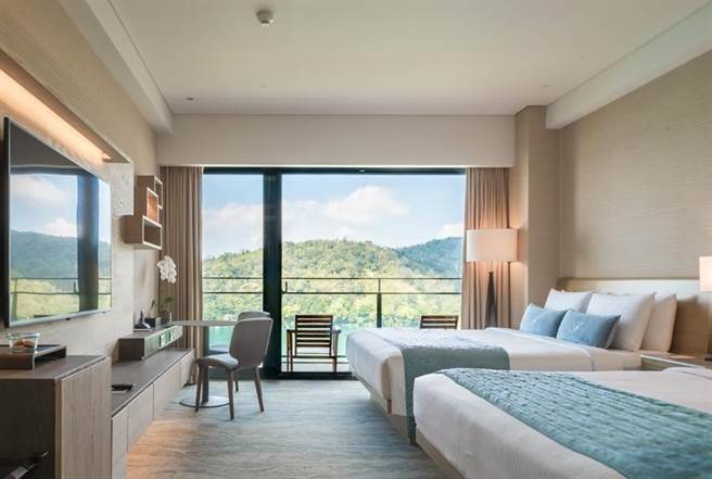 云朗观光抢国旅商机举办线上旅展，云品温泉酒店首次推出「经典山水住宿套券」。（图／云朗观光集团提供）