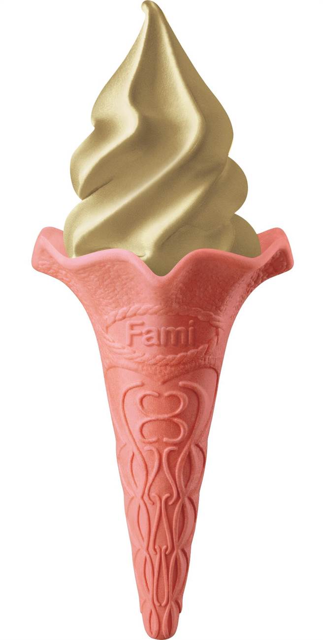 全家霜淇淋新口味「東方美人茶霜淇淋」39元。（全家提供）