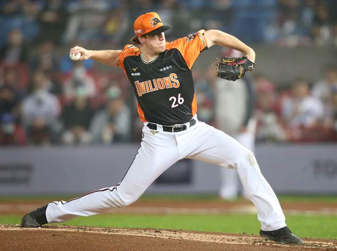 統一獅洋投泰迪連2天碰到地震、火災。（資料照／范揚光攝）