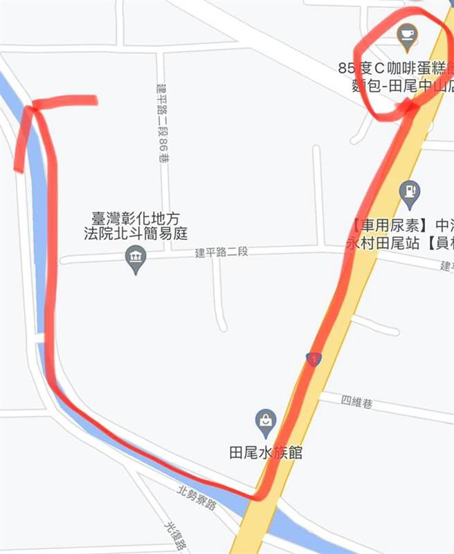 生人迴避 彰化田尾深夜送肉粽 路线曝光店家提早打烊（翻摄脸书）