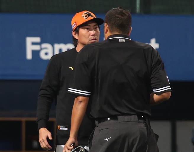 統一獅總教練林岳平。（鄭任南攝）