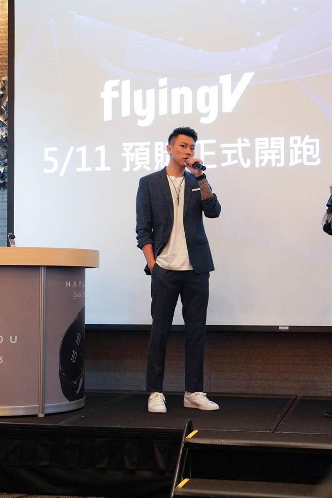 瘦子担任Haylou Solar智慧手表代言人。（米客邦提供）