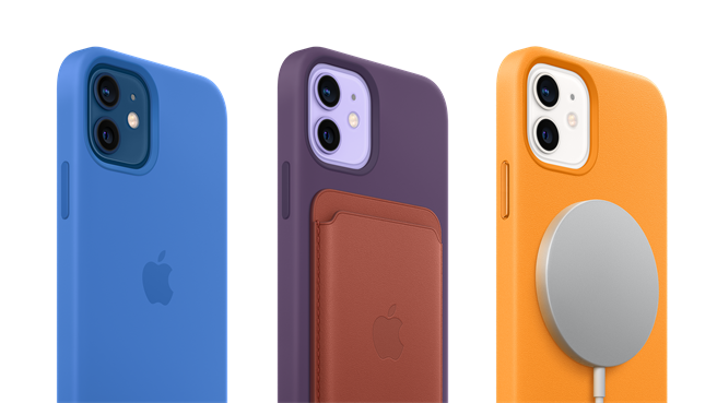 iPhone 12系列可搭配MagSafe系列配件。（苹果提供／黄慧雯台北传真）
