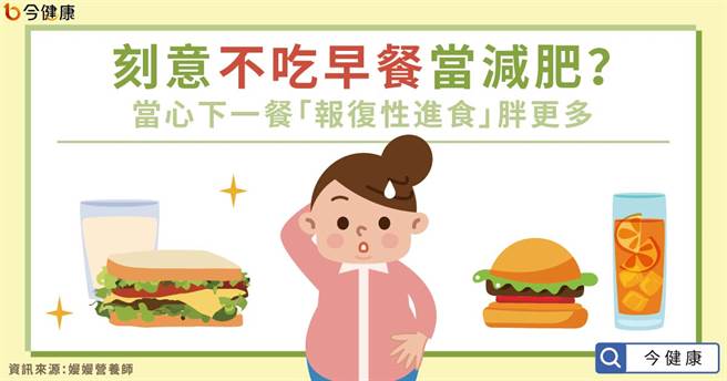 不吃早餐容易瘦？打乱饮食规律更易胖。(图/今健康提供)