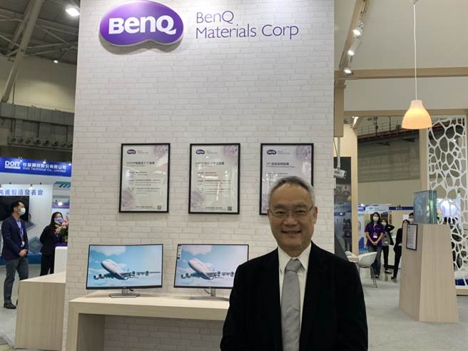 明基材董座陈建志看旺偏光片景气，能见度达第3季。（图/庄丙农摄影）