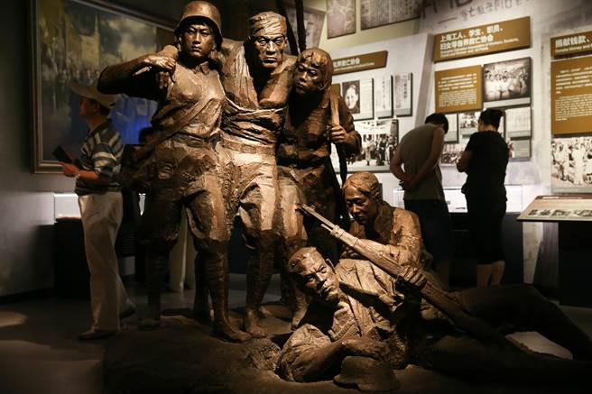 上海淞沪抗战纪念馆，将人们带回到1937年那段血泪交织的英雄岁月。（新华社）
