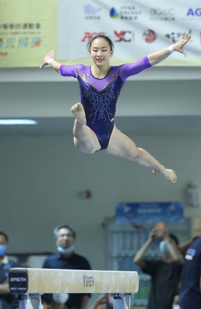 丁华恬期许东京奥运能够在竞技体操挺进决赛阶段。（陈筱琳摄）