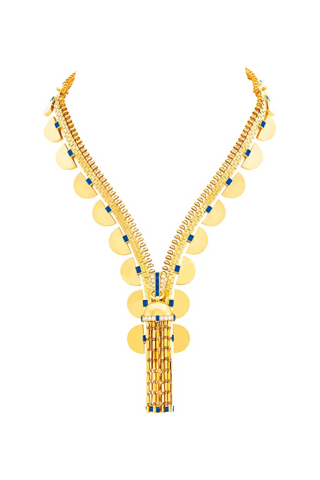 梵克雅宝Solerose花朵胸针，粉红色及淡紫色蓝宝石、钻石，1240万元。（Van Cleef & Arpels提供）