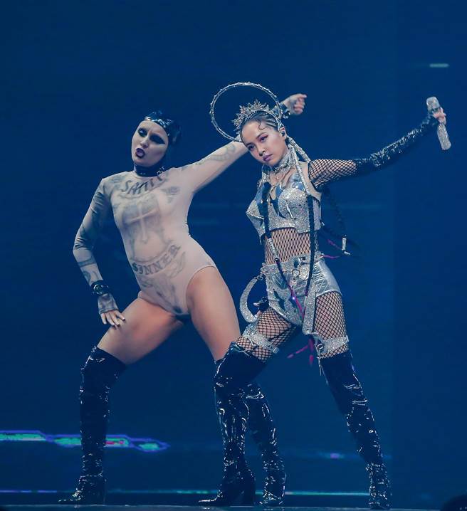 蔡依林小巨蛋开唱。（罗永铭摄）