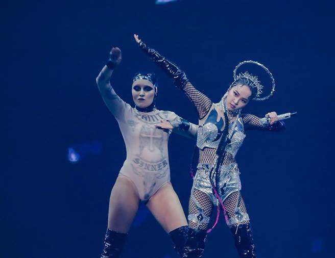 蔡依林小巨蛋开唱。（罗永铭摄）