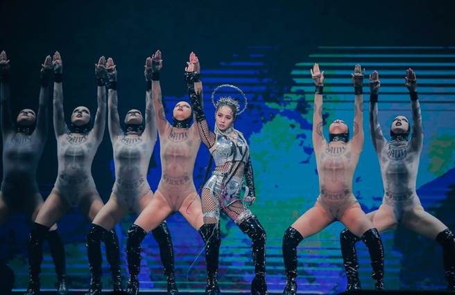 蔡依林小巨蛋开唱。（罗永铭摄）