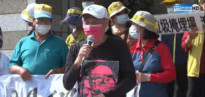 藻礁公投领衔人潘忠政。（图／中时新闻网）