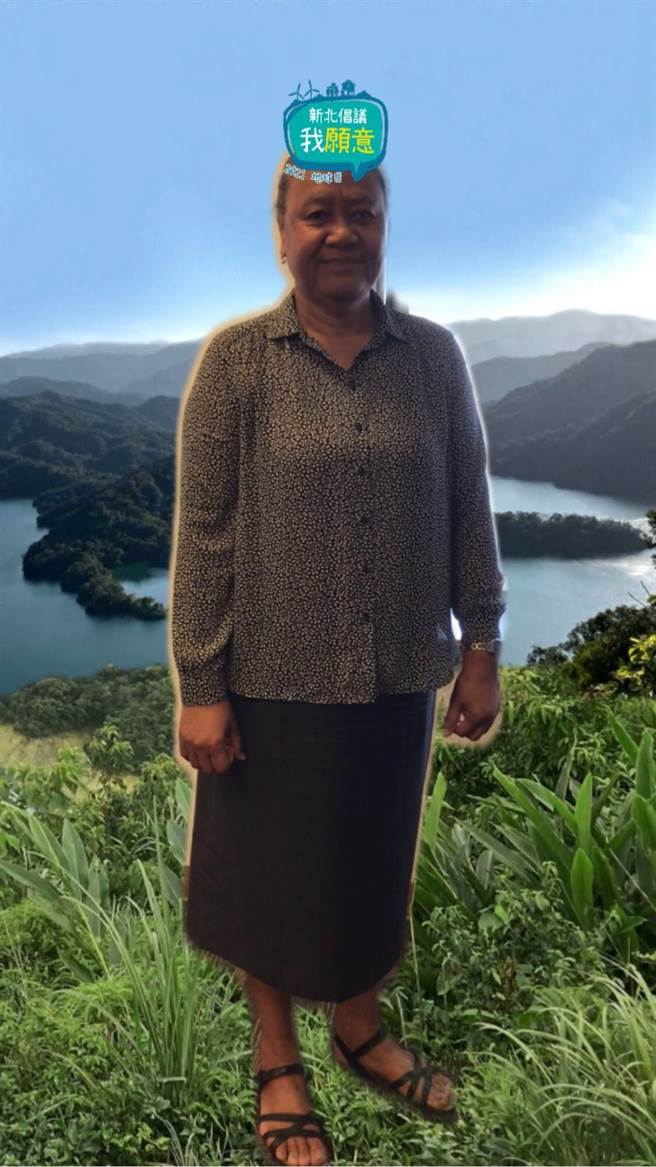 吐瓦鲁涂莉梅大使(H.E. Limasene Teatu)。(图/新北市政府 提供)