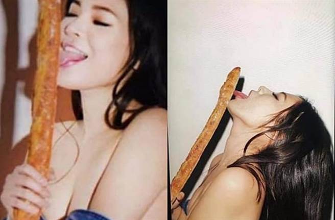 陈沂亲自示范裸露照。（图／翻摄自脸书）
