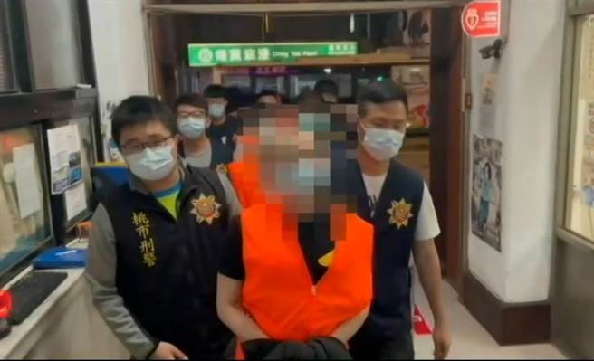 一名男子当街遭爆打后掳走，警方迅速将4名嫌犯逮捕到案。（中坜分局提供／邱立雅桃园传真）