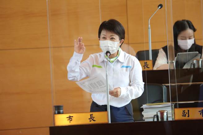 台中市長盧秀燕。（盧金足攝）  