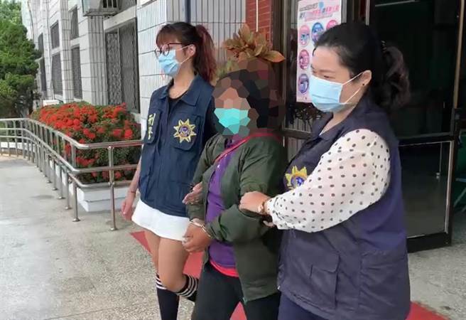 李姓女嫌假借錢真搶錢，警方10小時便迅速破案。(警方提供)