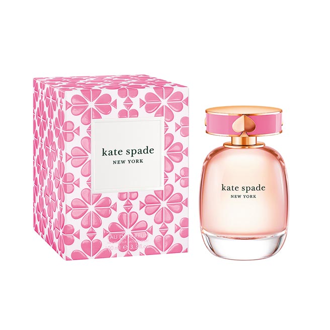 美国纽约时尚品牌KATE SPADE首次推出香氛作品「桃气甜心淡香精」100ml，3300元。（锋恩香水提供）