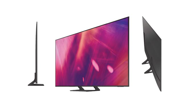 三星同步也推出亲民款的2021 Crystal UHD 电视 AU9000系列，2万7900元起。（三星提供）