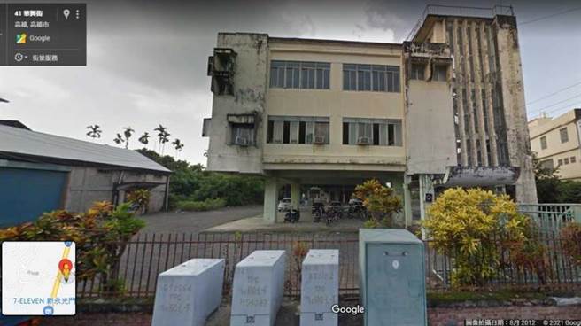 邱、陈2人去年4月合谋侵入旗山区青果合作社，窃走保险箱80多万。（图／翻摄自Google Map）