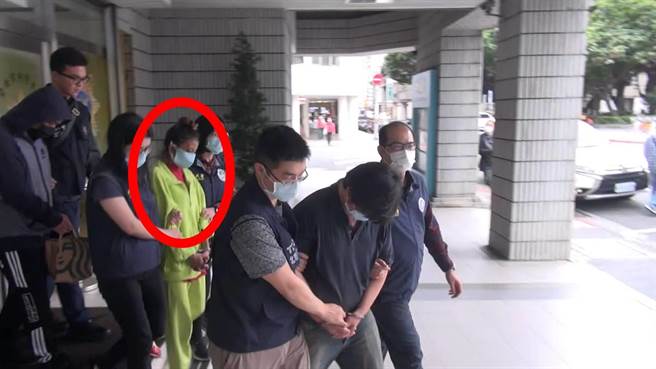 警方破获北部印尼移工最大贩毒集团，逮捕主嫌蒂姐（红圈者）。（警方提供）