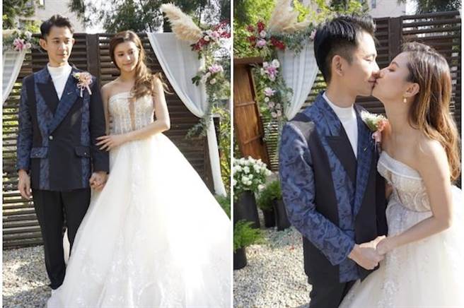 曾子益今天娶回美娇娘。（传轩媒体提供）