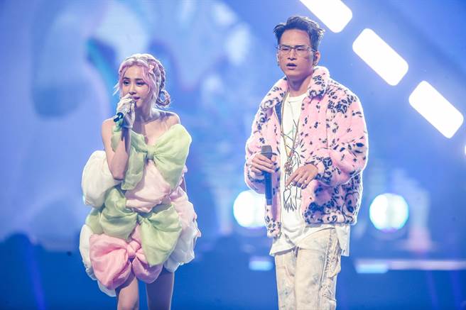 Jolin今邀茄子蛋担任嘉宾。（粘耿豪摄）