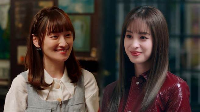 莫允雯（右）与李京恬。