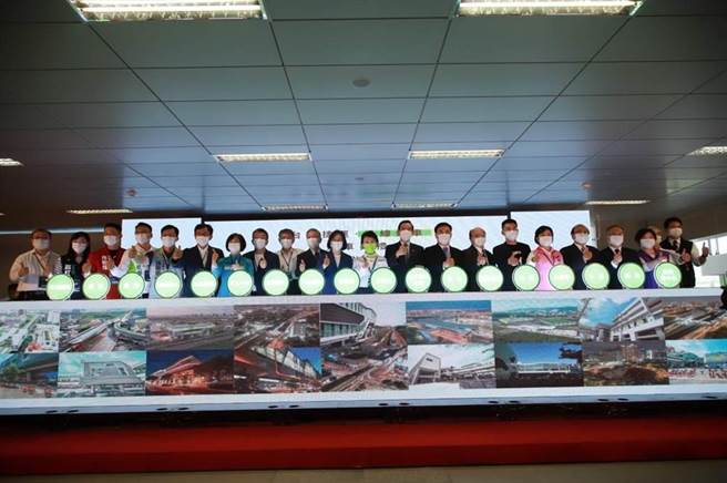 中捷通车典礼。(林欣仪摄)