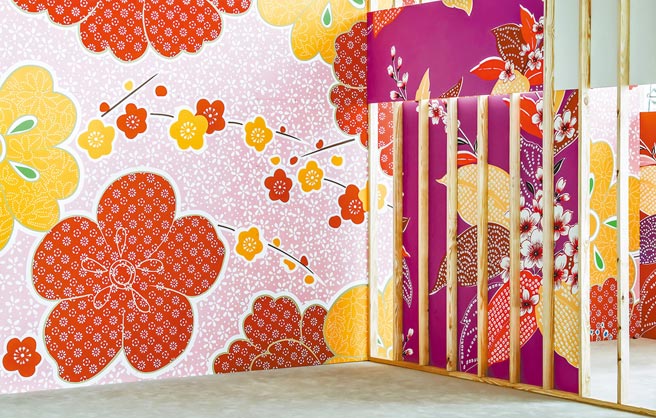 林明弘〈展位〉不僅是作品，同時也是展示架構。（北師美術館提供）