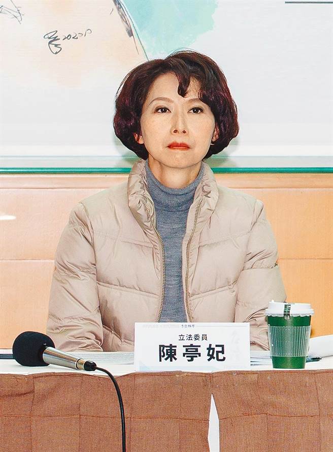 立委陳亭妃。（資料照片）