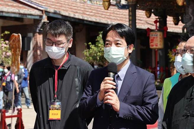 賴清德出席「2021保生文化祭保生大帝聖誕三獻禮祭典」（總統府提供)