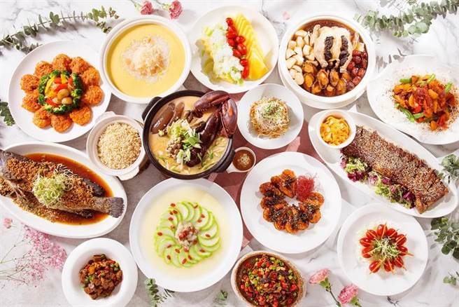 （礁溪寒沐酒店针对母亲节，馆内「川荟」中餐厅推出中菜飨宴。图／礁溪寒沐酒店）