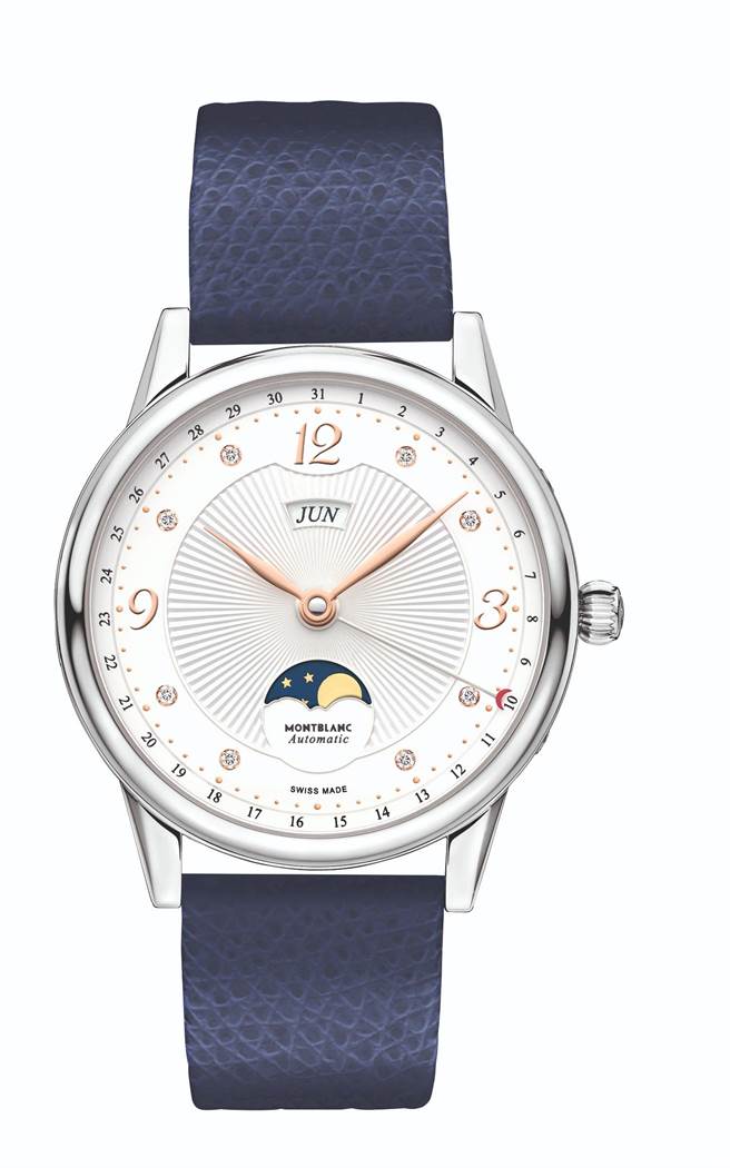 万宝龙宝曦系列全历腕表。（Montblanc提供）