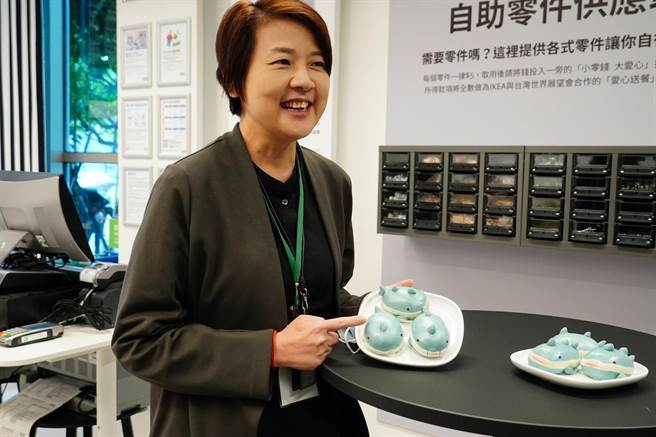 北市副市长黄珊珊出席ikea内湖店开幕时受访。（张薷摄）