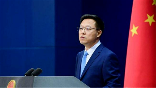 大陆外交部发言人赵立坚。（新华社）