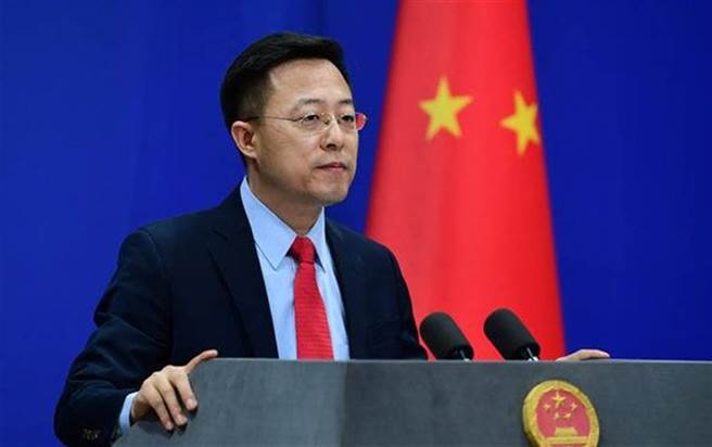 大陸外交部發言人趙立堅。（圖／央視新聞）