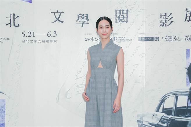 温貞菱從小就愛看「法國新浪潮」電影，對電影很有研究。（羅永銘攝）