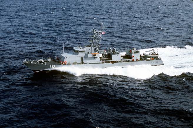美國海軍PC-10 霹靂號近岸巡邏艦。(圖/美國海軍)