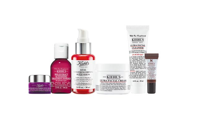 高雄大远百Kiehl’s保溼全能修护组，价值4730元、特价3550元，限量20组。（远百提供）