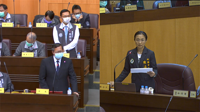 郑文灿29日面对议员陈治文询问机师疫情状况时证实华航正在进行诺富特净空计画。(蔡依珍摄)