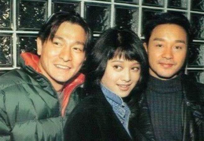 寧静和刘德华、张国荣合演《新上海滩》。（图／翻摄自百度百科）