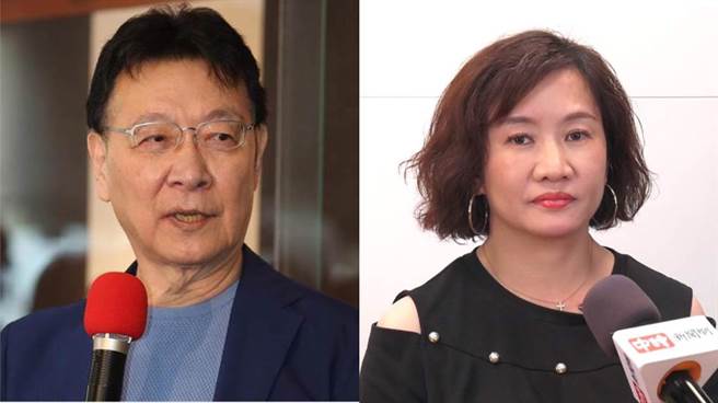 資深媒體人王淺秋(右)指出，趙少康(左)想組成影子內閣很難。(合成圖)