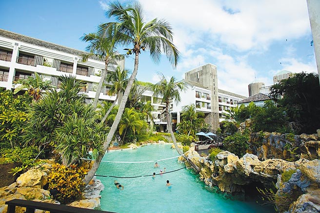 垦丁悠活渡假村度假感十足。（六福旅游集团提供）