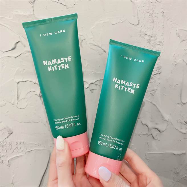 瑜珈喵喵鱼腥草洁面乳。（邱映慈摄）