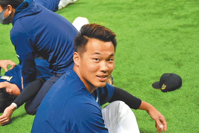 火腿队王柏融单场3支2，日职生涯百安达阵。（资料照，截自火腿官方推特）