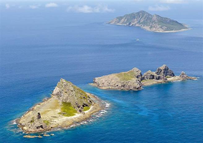 钓鱼台列屿（日本称尖阁诸岛）。(美联社)