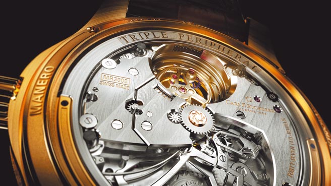 三问表的研发制造极为复杂，能研发三问表的腕表品牌屈指可数，宝齐莱即是其一。（Carl F. Bucherer提供）