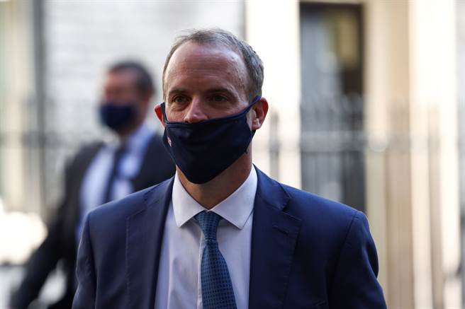图为英国外交大臣拉布（Dominic Raab）。(图／路透社)
